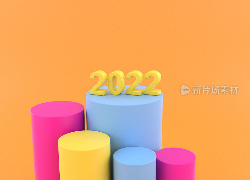 新年2022 3D渲染